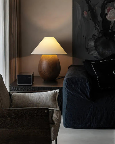Orbace Wood Natural Table Lamp