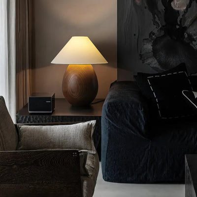 Orbace Wood Natural Table Lamp