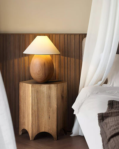 Orbace Wood Natural Table Lamp