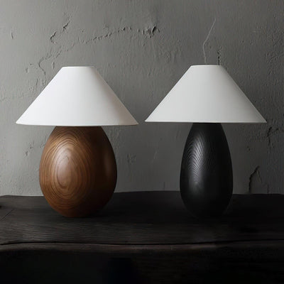 Orbace Wood Natural Table Lamp