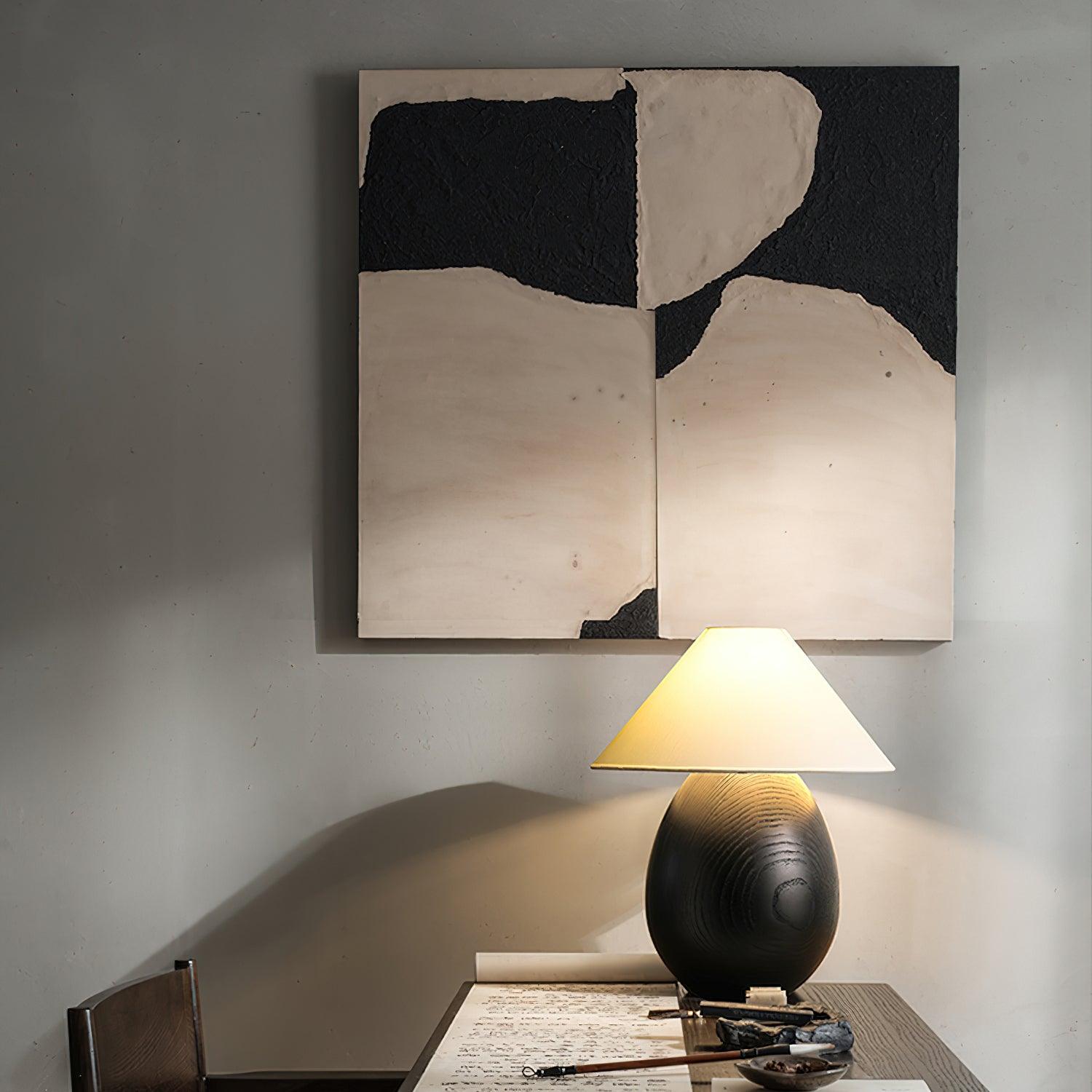 Orbace Wood Natural Table Lamp