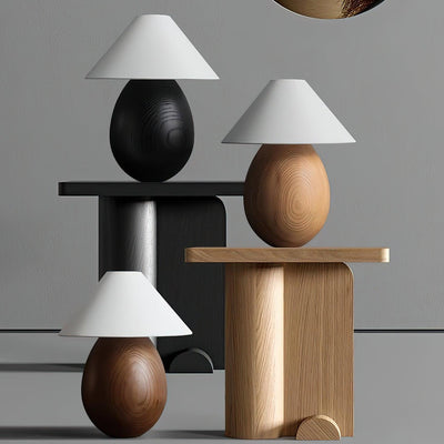 Orbace Wood Natural Table Lamp