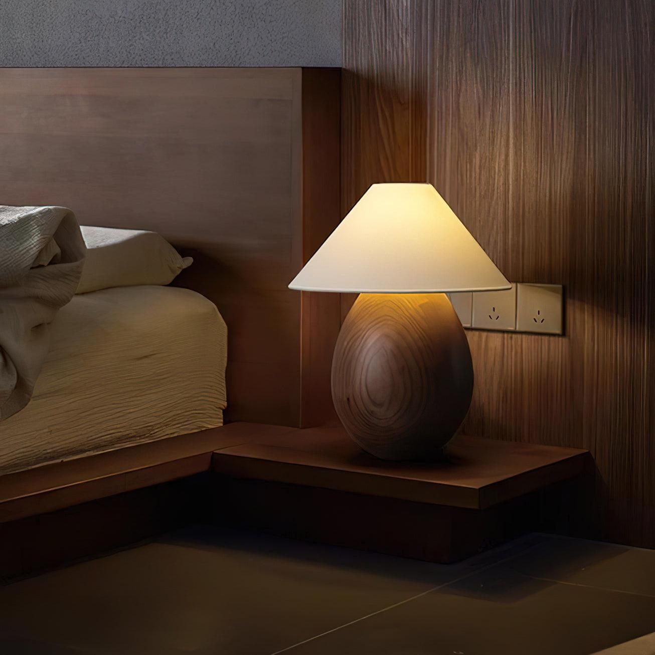 Orbace Wood Natural Table Lamp