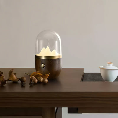 Glacio Mountain Peak Night Table Lamp