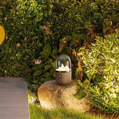 Glacio Mountain Peak Night Table Lamp