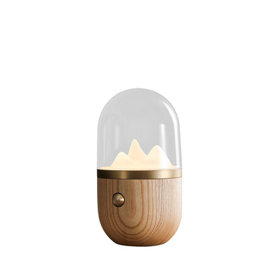 Glacio Mountain Peak Night Table Lamp