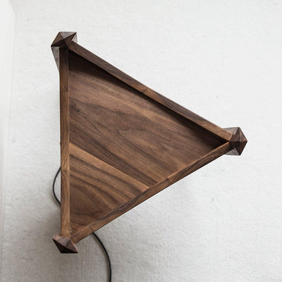 Carvora Wooden Panel Floor Lamp