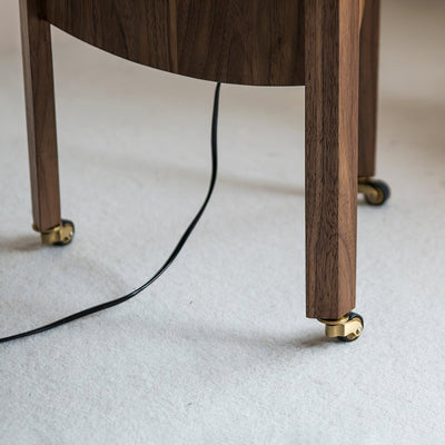 Carvora Wooden Panel Floor Lamp