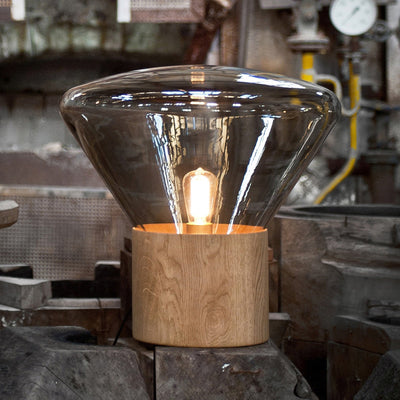 Sylirella Minimalist Wood Table Lamp