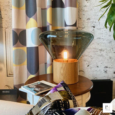 Sylirella Minimalist Wood Table Lamp