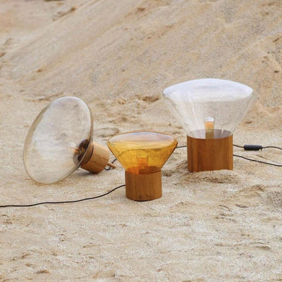 Sylirella Minimalist Wood Table Lamp
