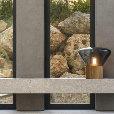 Sylirella Minimalist Wood Table Lamp