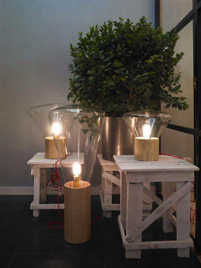 Sylirella Minimalist Wood Table Lamp