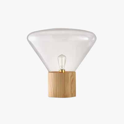 Sylirella Minimalist Wood Table Lamp