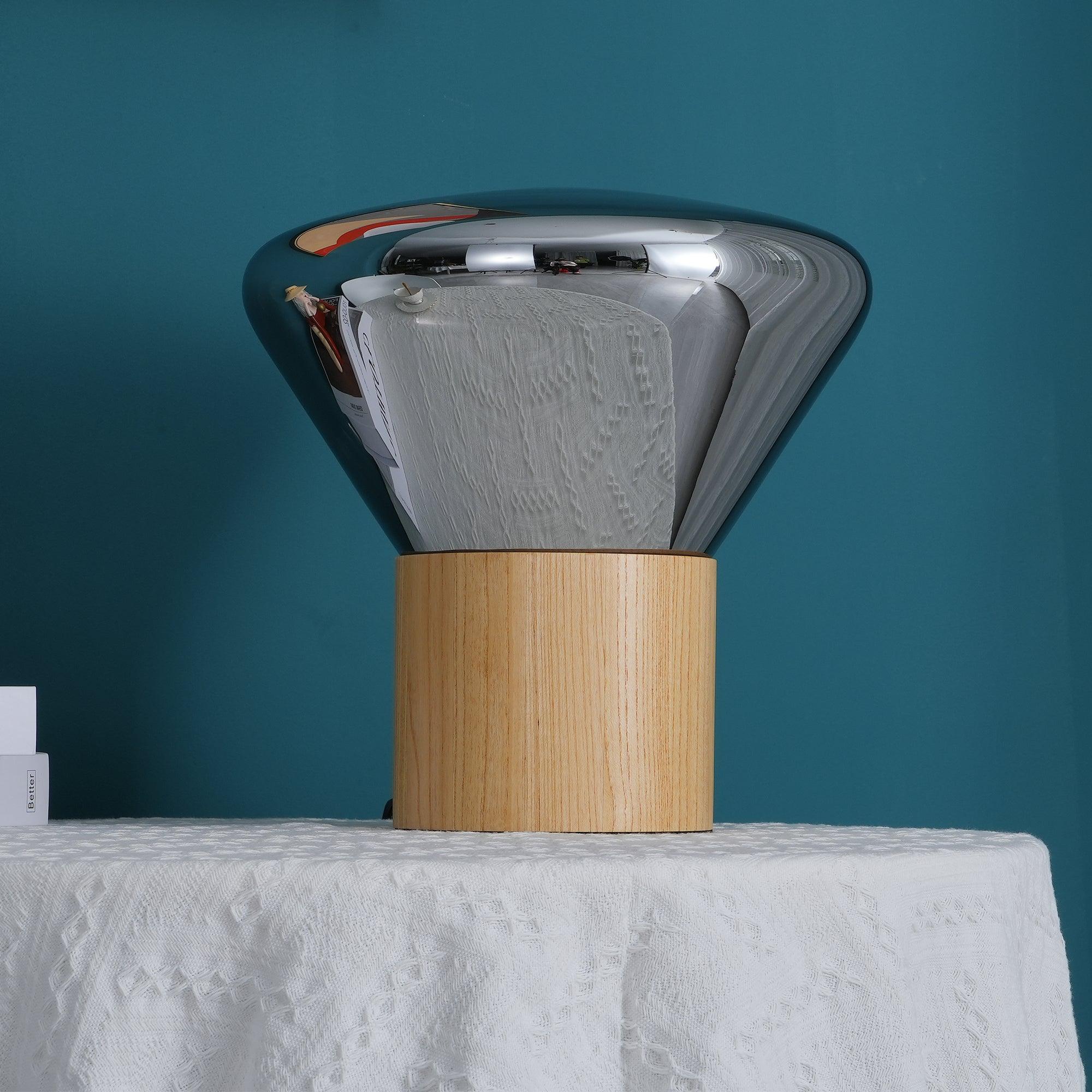 Sylirella Minimalist Wood Table Lamp