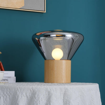 Sylirella Minimalist Wood Table Lamp