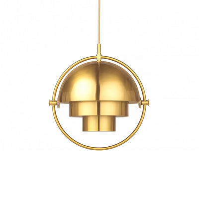 Lustra Pendant Lamp Deformed Ball Golden - Neutral Decor