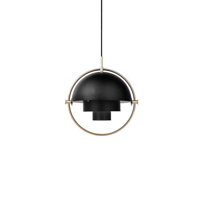 Lustra Pendant Lamp Deformed Ball Golden - Neutral Decor