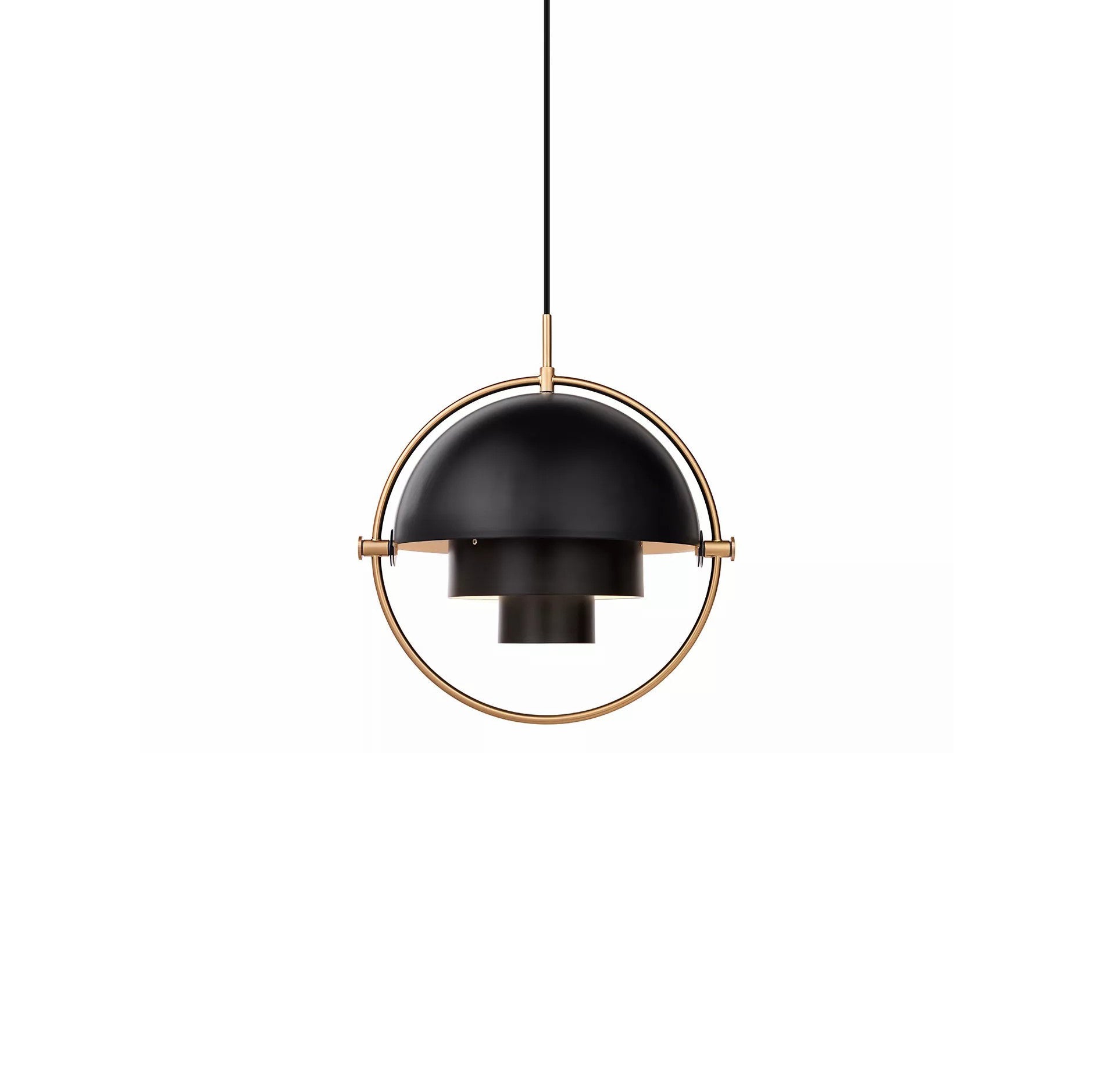 Miruaine Pendant Lamp Deformed Ball Golden