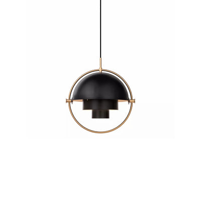Miruaine Pendant Lamp Deformed Ball Golden
