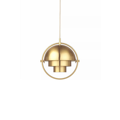 Lustra Pendant Lamp Deformed Ball Golden - Neutral Decor