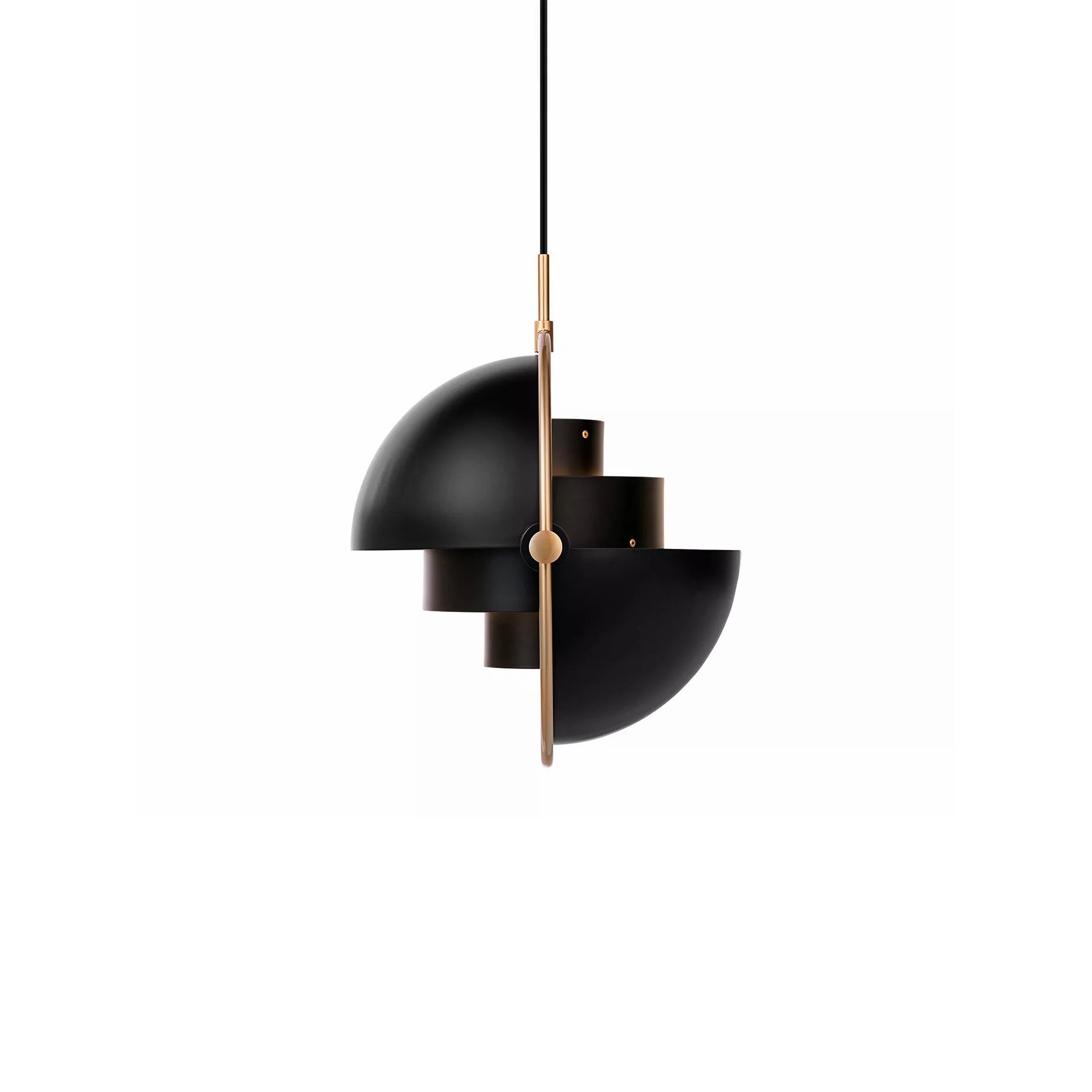 Miruaine Pendant Lamp Deformed Ball Golden