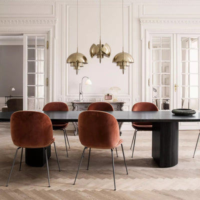 Miruaine Pendant Lamp Deformed Ball Golden