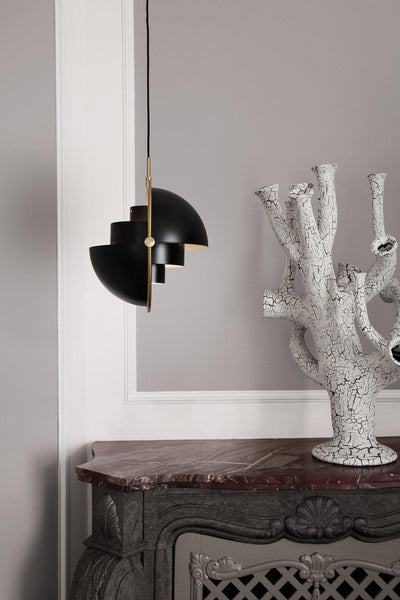 Miruaine Pendant Lamp Deformed Ball Golden