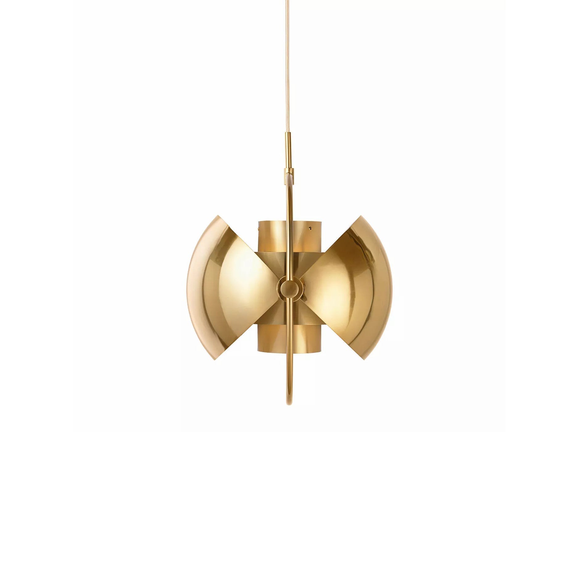 Miruaine Pendant Lamp Deformed Ball Golden