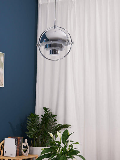 Lustra Pendant Lamp Deformed Ball Golden - Neutral Decor