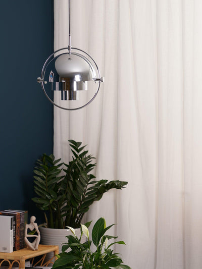 Lustra Pendant Lamp Deformed Ball Golden - Neutral Decor