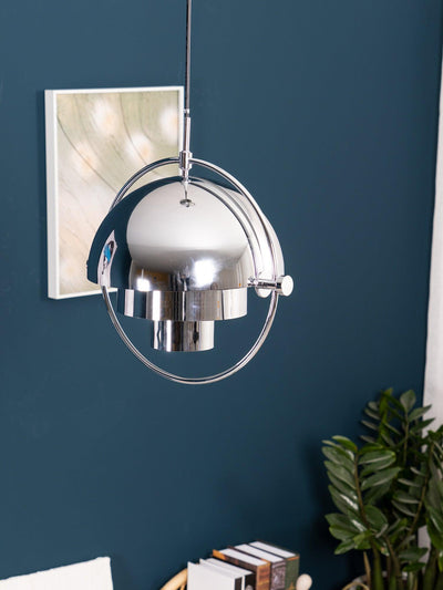 Lustra Pendant Lamp Deformed Ball Golden - Neutral Decor