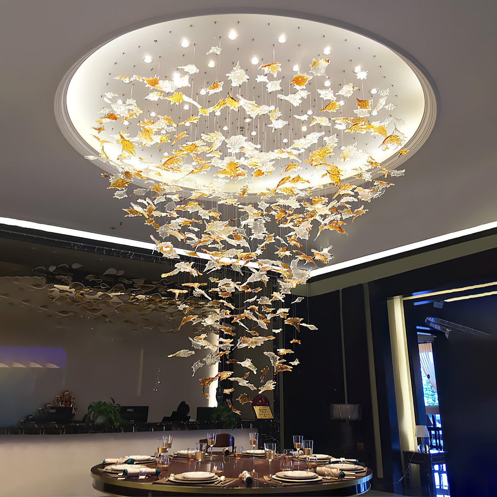 Maple Canopy Crystal Chandelier