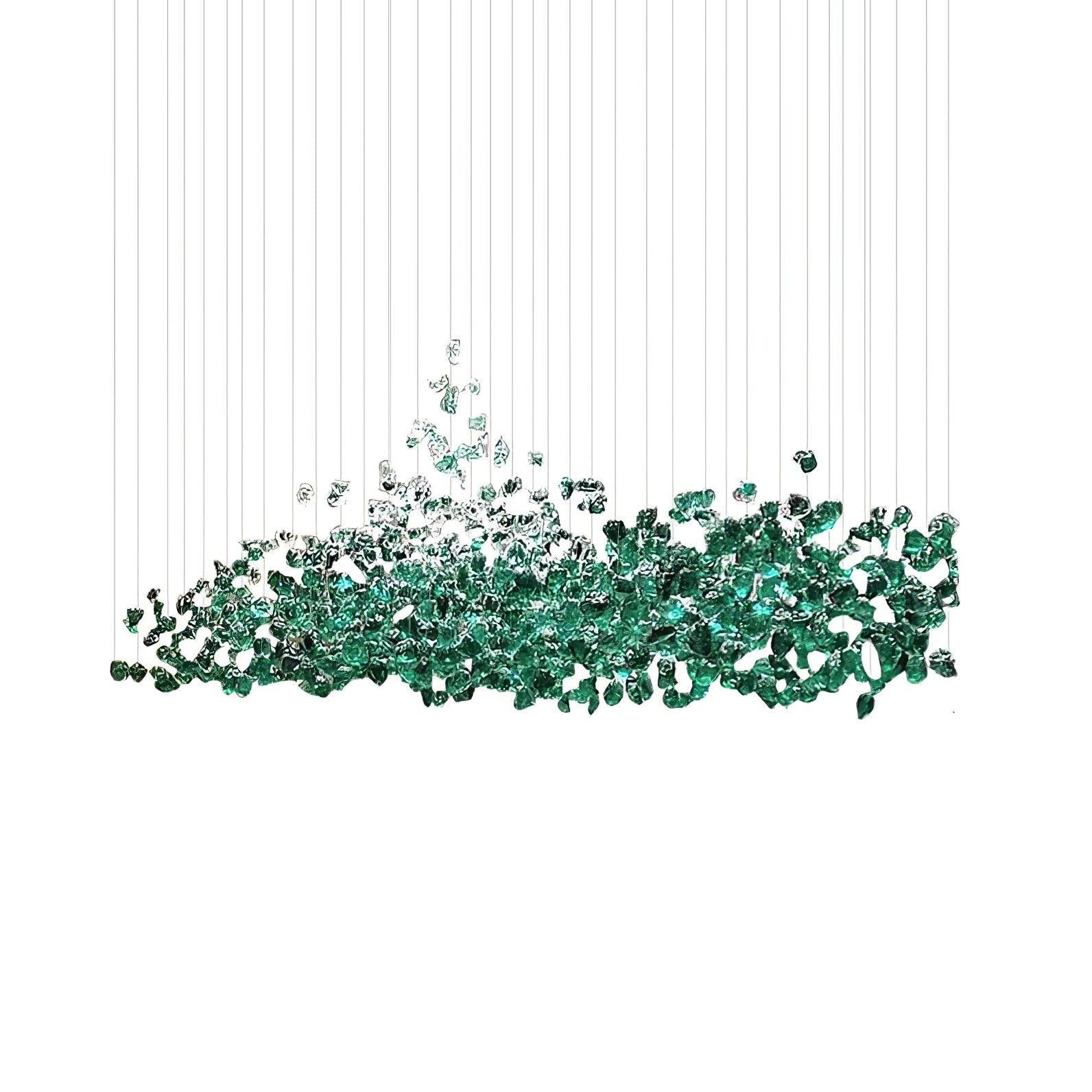Belora Postmodern Luxury Stone Crystal Chandelier