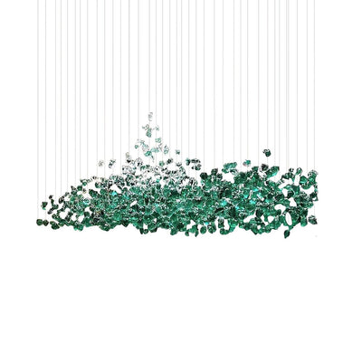 Belora Postmodern Luxury Stone Crystal Chandelier