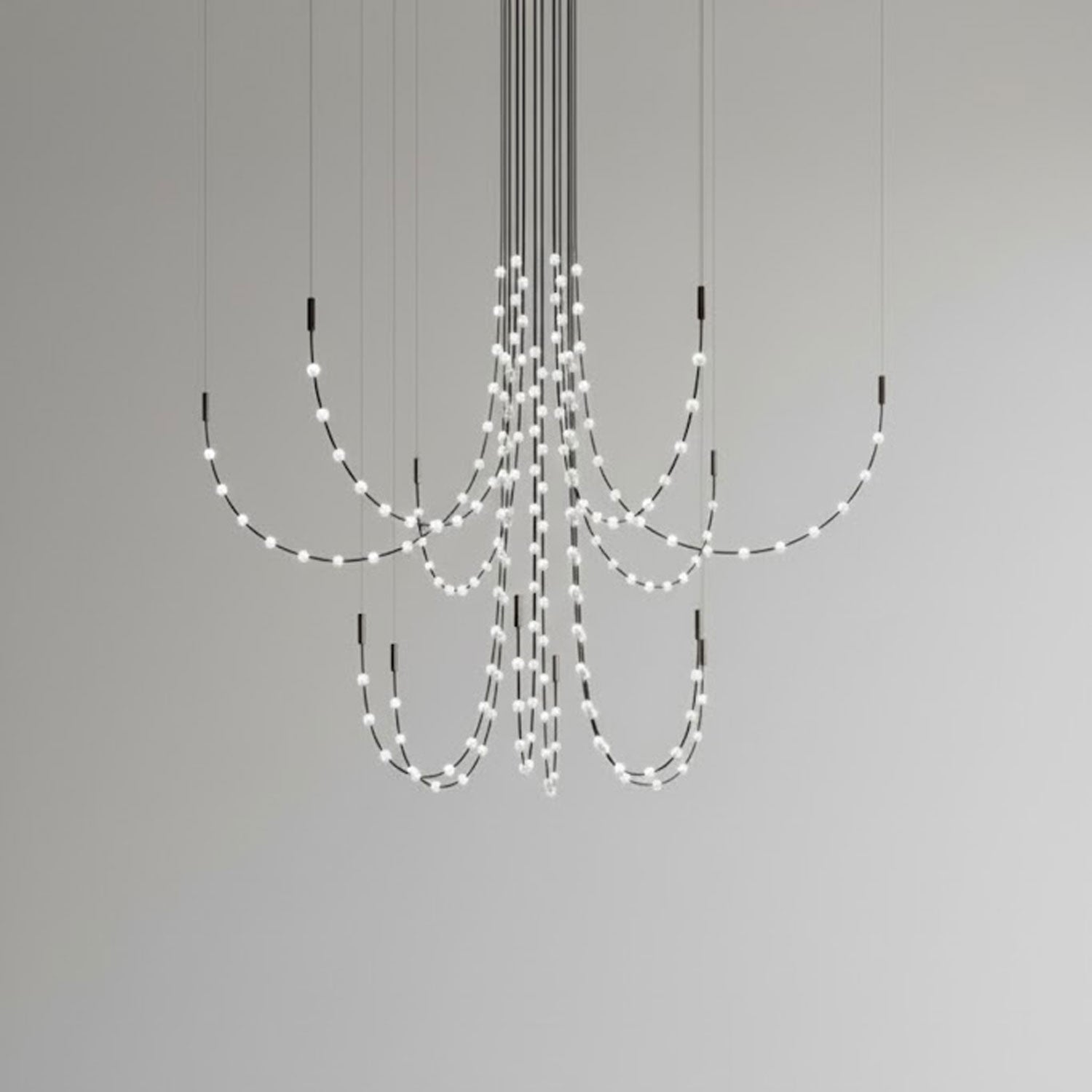 Constellation Matrix Cascade Chandelier
