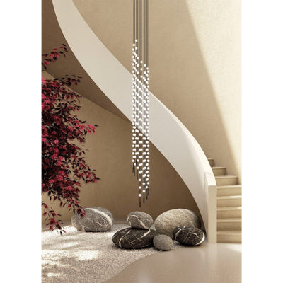 Constellation Matrix Cascade Chandelier