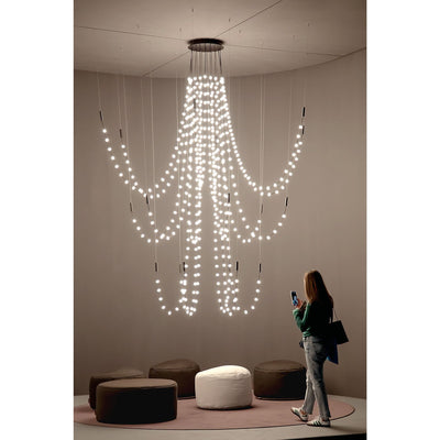Constellation Matrix Cascade Chandelier