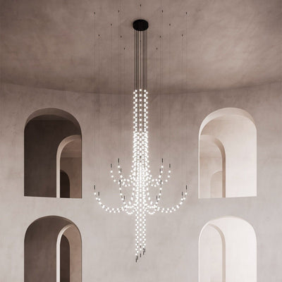 Constellation Matrix Cascade Chandelier