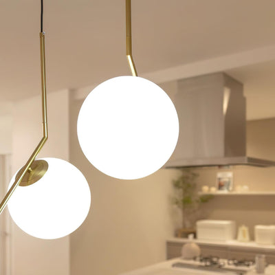 Linea Pendant Light Glass - Neutral Decor