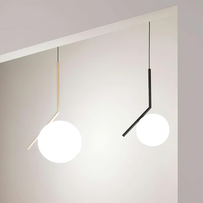 Linea Pendant Light Glass - Neutral Decor