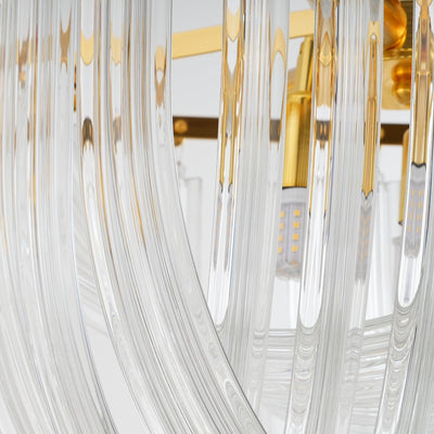 Sylnen Chandelier Clear Curved Tiered