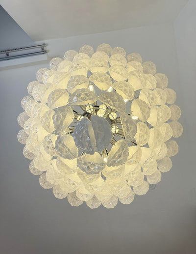 Velerian Chandelier Pinecone Murano Glass Textured Luxury