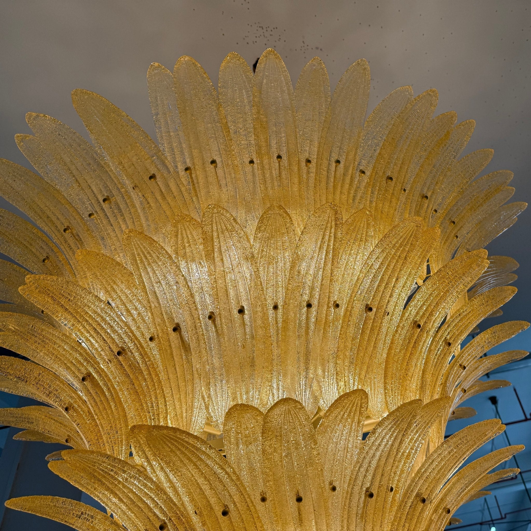 Ismavelle Glass Palmette Chandelier