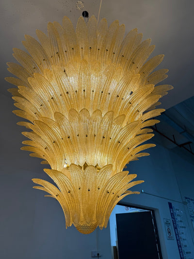 Ismavelle Glass Palmette Chandelier