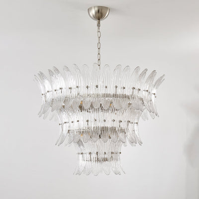 Ismavelle Glass Palmette Chandelier