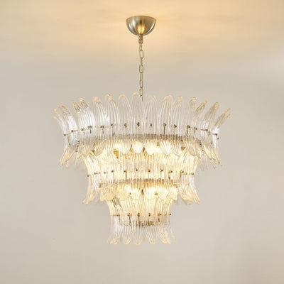 Ismavelle Glass Palmette Chandelier
