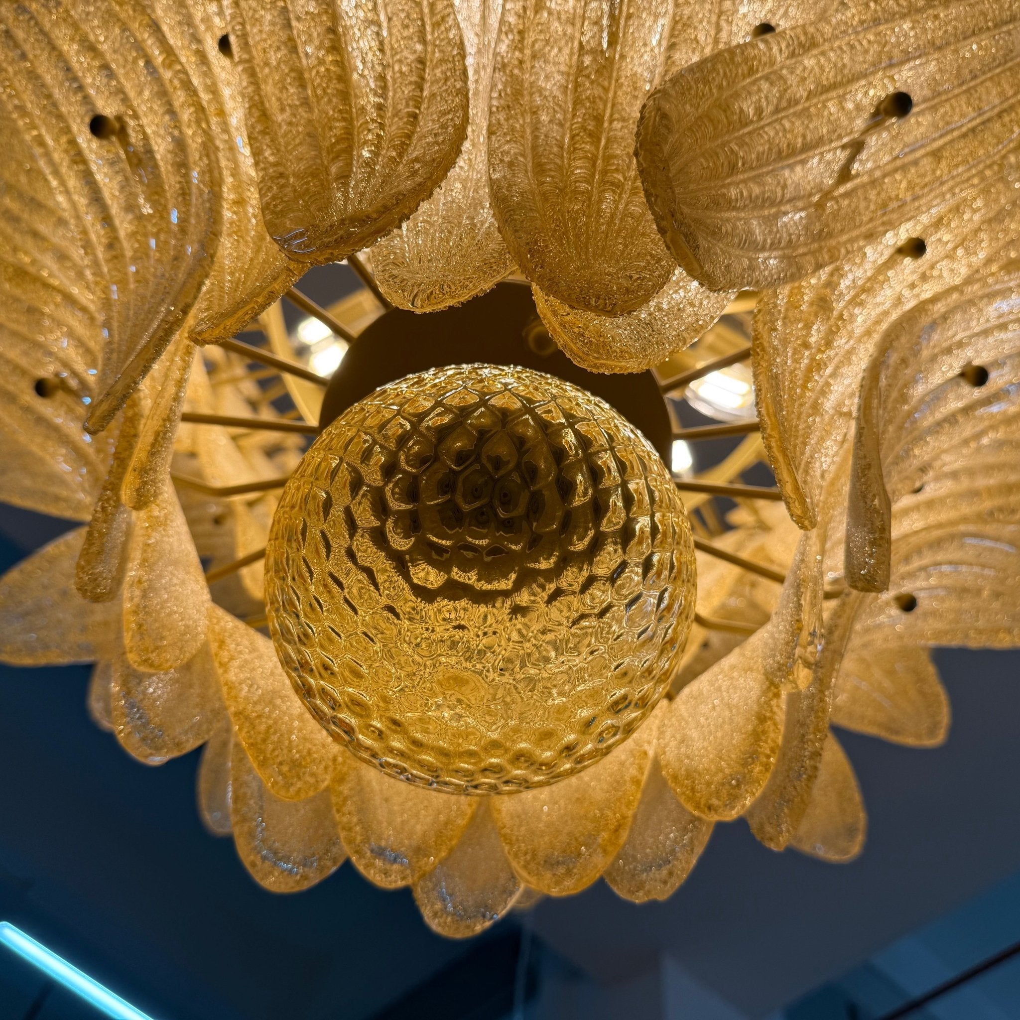 Ismavelle Glass Palmette Chandelier