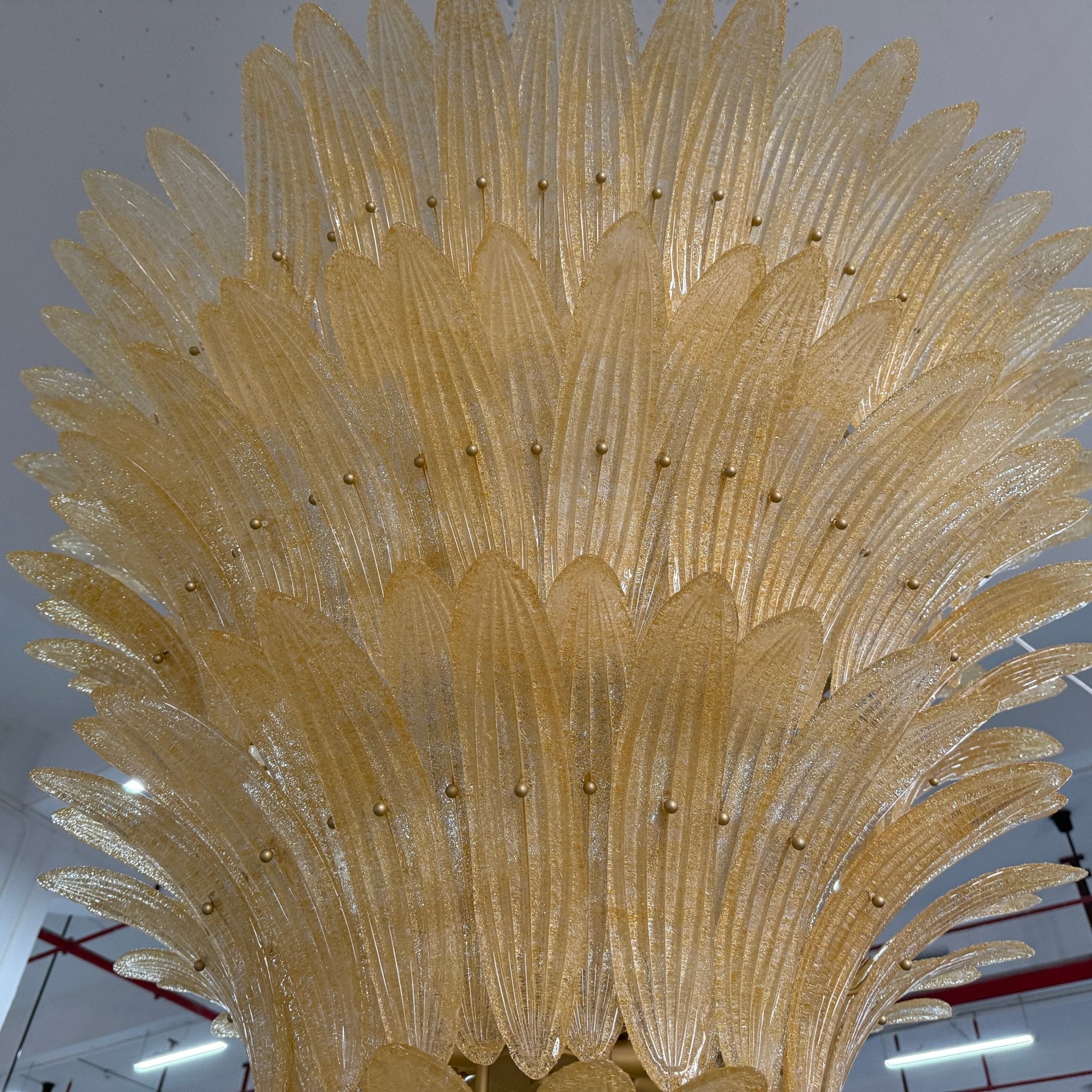 Ismavelle Glass Palmette Chandelier