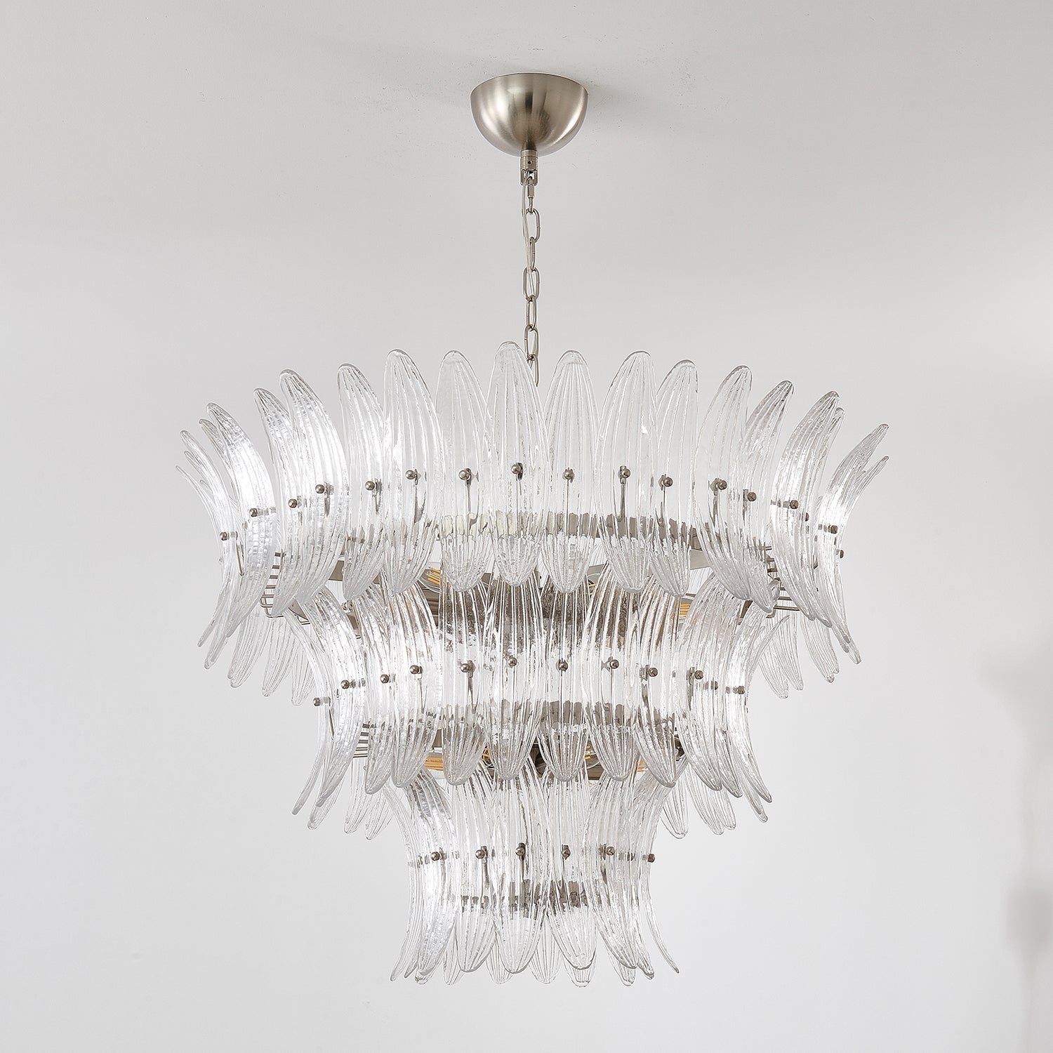 Ismavelle Glass Palmette Chandelier
